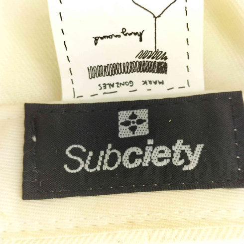 サブサエティ Subciety フロント刺繍キャップ メンズ